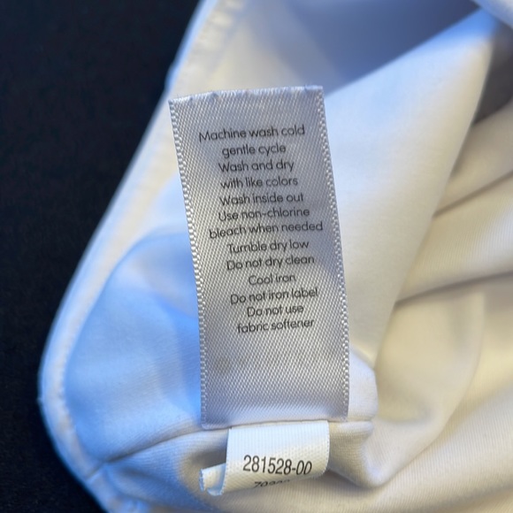 Athleta High Rise White Mesh Panel Leggings Size - Small - Picture 6 of 7